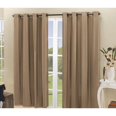 Cortina Blackout Clean 2,80x2,30M PVC para Sala Quarto Avelã Clara Luz Decora