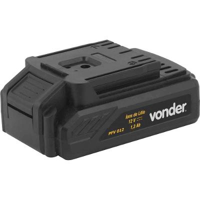 Bateria PFV 012 Íons de Lítio 12V para Parafusadeira Furadeira Vonder
