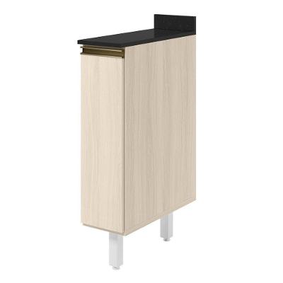 Balcão Kali Premium 1 Porta MDF 20CM Bianco Toq Nicioli Móveis