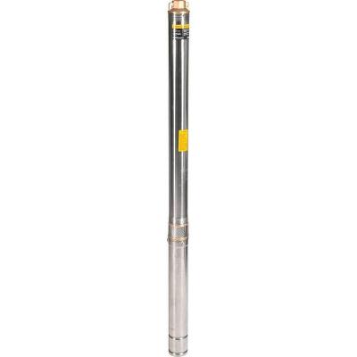 Bomba Submersa 6686150220 Tipo Caneta 1,50 HP 220V~ Caixa de Comando Cinza com Detalhes Amarelo