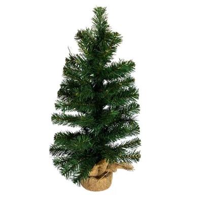 Árvore de Natal 68 Tips Verde com Base de Juta Florarte