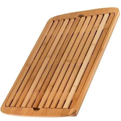 Tábua Migalheira Ecokitchen para Cortar Pão com Bandeja Bambu Natural Mimo Style