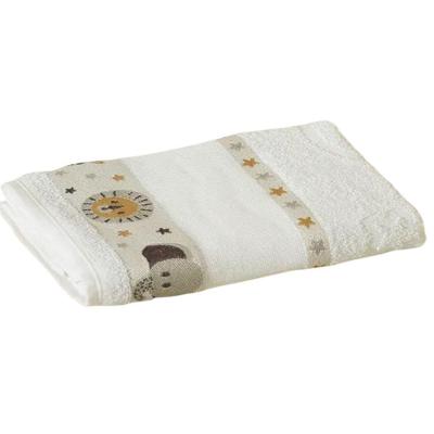 Toalha de Banho Funny Infantil 100% Algodão 340g-m² Felpuda Branco Off-white