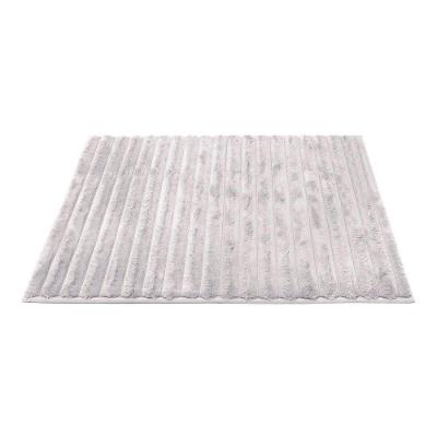 Tapete Soleido Microfibra 100% Poliéster Antiderrapante Palha Buettner 40x60CM