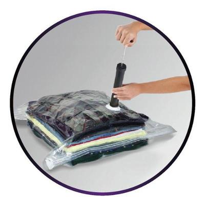 Saco Organizador a Vácuo Ck4759 para Viagem Compacto e Impermeável 50x60cm Clink