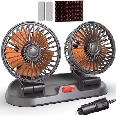 Ventilador Automotivo AB Mídia SU-VEN2-12 Triplo 12V Preto
