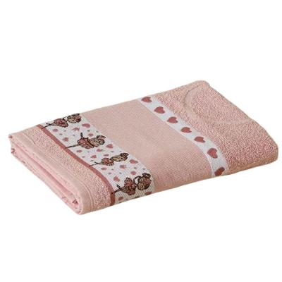 Toalha de Banho Funny 72CM X 110CM 100% Algodão 340g-m2 Rosa LM Peter