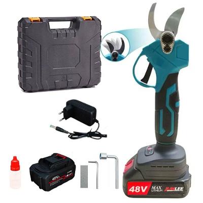 Tesoura de Poda Elétrica SU-PODA2 Corta Até 40mm Bateria 48V Azul