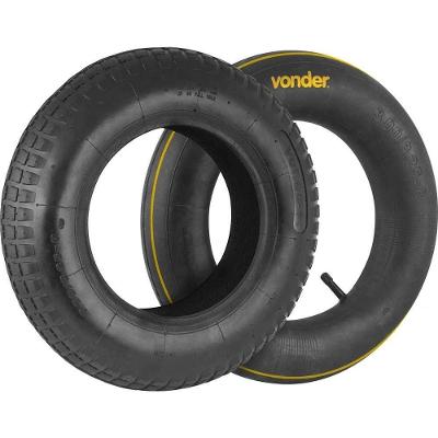 Pneu para Carrinho 6111032582 com Câmara 3,25 X 8 Vonder