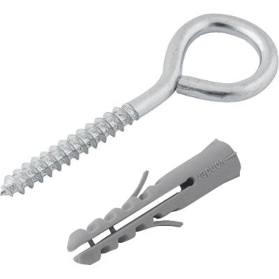 Pitão com Bucha de Nylon P-10 6.3mm X 70mm Zincado Vonder