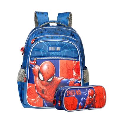 Kit Mochila + Estojo Xeryus 14952 Spider-Man 17" Marvel