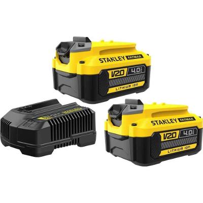 Kit de Baterias e Carregador SCB244CK-BR 20V MAX 4 Ah Bivolt Stanley