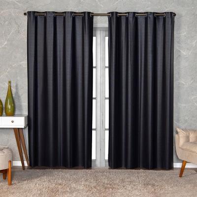 Cortina Blackout Clean PVC 2,80x2,30M para Sala Quarto Cinza Clara Luz Decora