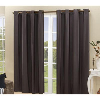 Cortina Blackout Clean 2,80x2,30M PVC para Sala Quarto Marrom Clara Luz Decora