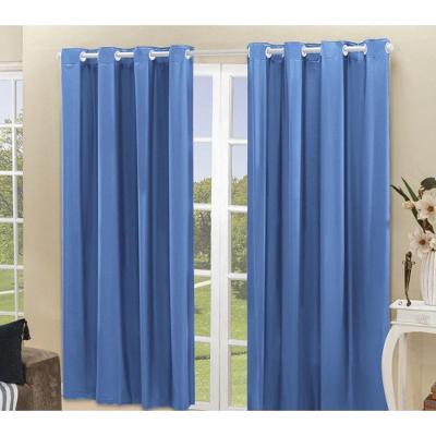 Cortina Blackout Clean 2,80x2,30M PVC para Sala Quarto Azul Clara Luz Decora