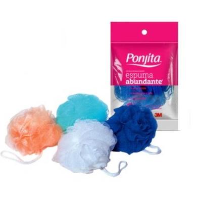 Esponja de Banho HB004366983 Espuma Abundante Suave para Regiões Sensíveis Cores Sortidas Ponjita