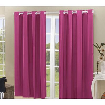 Cortina Blackout Clean PVC 2,80x2,30M para Sala e Quarto Dupla Rosa Clara Luz Decora