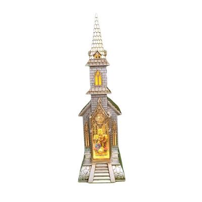 Catedral Sagrada Familia Iluminada com Musica 28700 LED Branco Magizi