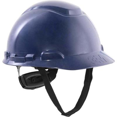 Capacete de Segurança H-710 com Catraca e Fendas para Protetores 3M Azul Escuro