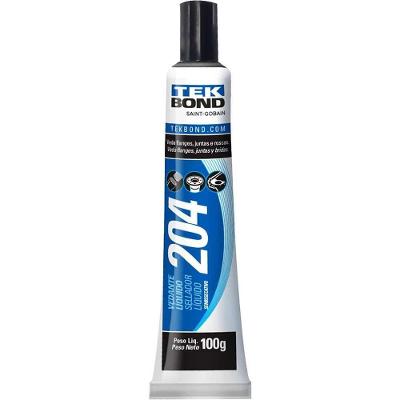 Veda Roscas Líquido TK 204 Resistente à Água e Gasolina Branco Tekbond