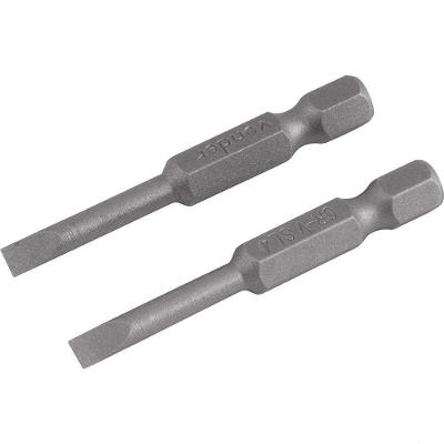 Ponteira-bits Fenda Encaixe Sextavado 1-4 X 50 mm 2 Peças Vonder