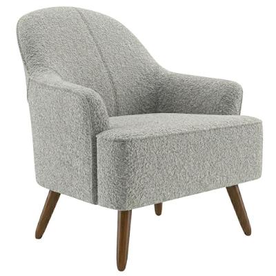 Poltrona Decorativa Naomi Bouclé Confortável Milani Movelaria