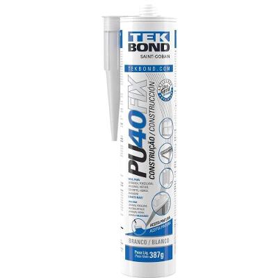 Selante PU 40 FIX Adere a Cerâmica Madeira Metal Concreto e Vidro Antifungo Resistente ao Clima
