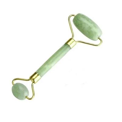Rolo Massageador Facial Sto677 Pedra de Jade Anti Rugas Verde Shopmix