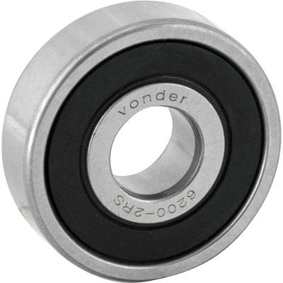 Rolamento Rígido de Esfera 6200-2RS Precisão ABEC3 Dupla Vedação Vonder