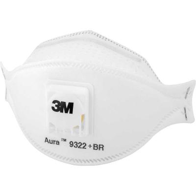 Respirador Descartável Aura™ 9322+BR com Válvula PFF-2 Branco