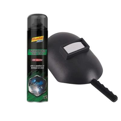 Máscara para Solda Advanced com Anti Respingos Spray 400ml Preto Carbografite