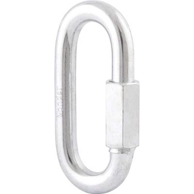 Mosquetão Reto com Rosca 3-8 550KGf Galvanizado Vonder