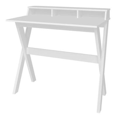 Mesa Escrivaninha Itália Moderno 3 Nichos MDP 90CM Artany