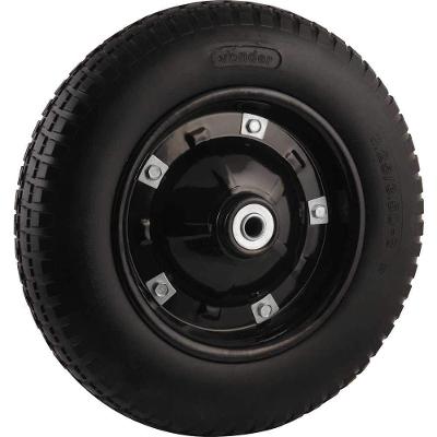 Roda Completa com Pneu Maciço Aro 8 Furo 3-4 100 kg Uso Urbano Vonder