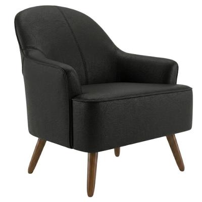 Poltrona Decorativa Naomi Courino Confortável Milani Movelaria