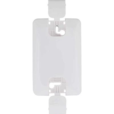 Placa de Acabamento Cega com Suporte LGP020 sem Parafuso Aparente Branco Pial 4X2