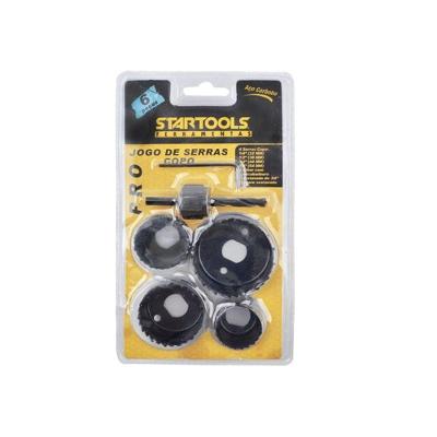 Jogo de Serra Copo (6 Peças) Cortes Precisos Aço Carbono Startools
