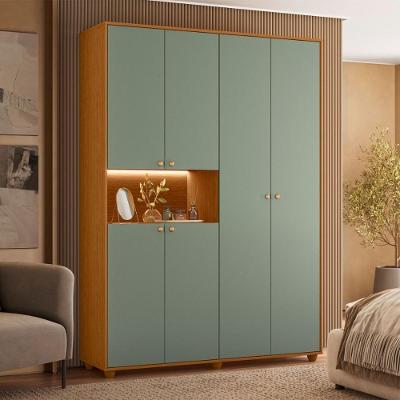 Guarda Roupa Vittoria Chic 2 Gavetas 6 Portas MDP 150CM Casah