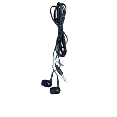 Fone de Ouvido Miniso Brasil com Fio Conector P2 Som Claro 123CM Preto