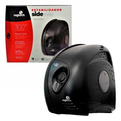 Estabilizador Ragtech SDW300 com Proteção Contra Surtos Preto 220V