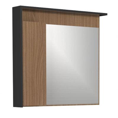 Espelheira Jessé 1 Porta 1 Prateleira MDF-MDP 80CM Preto Venturi