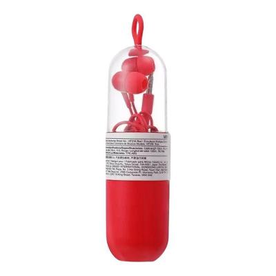 Fone de Ouvido Miniso Brasil com Fio Conector P2 Vermelho