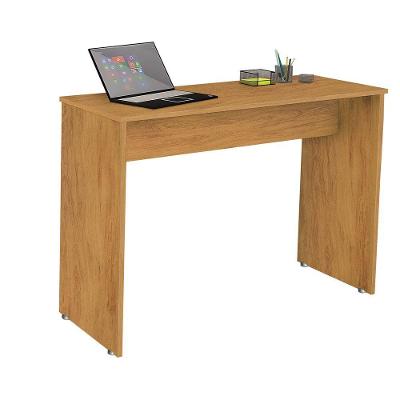 Escrivaninha Retangular Canelato Moderno sem Gavetas MDF 90CM Amadeirado