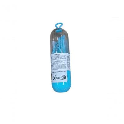 Fone de Ouvido Miniso Brasil com Fio Conector P2 123CM Azul Claro