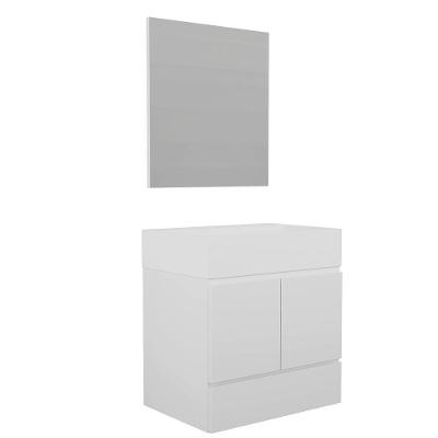 Conjunto Gabinete para Banheiro Versalhes MDF 15mm 60CM Branco Venturi