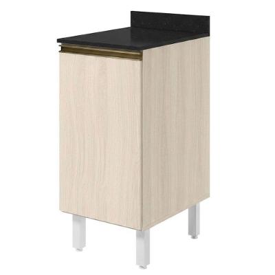 Balcão Kali Premium 1 Porta 1 Prateleira MDF 40CM Branco
