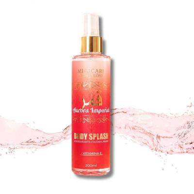 Body Splash Aurora Imperial Fragrância Feminina Sofisticada Dourado 200ML