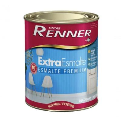 Tinta Extra Esmalte Branco 900ml com Acabamento Brilhante Bivolt