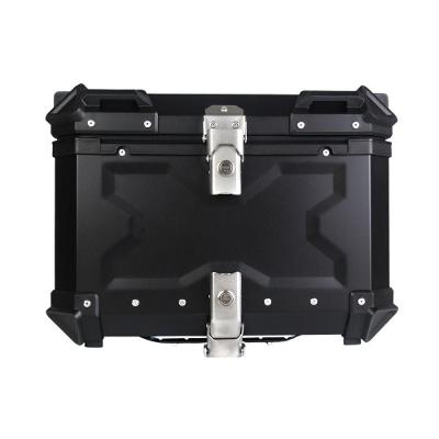 Baú Traseiro para Moto 45L-T-X Compatível com Diversos Modelos Resistente Almofadado Tronos