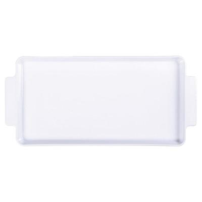 Travessa Retangular Maria Augusta Porcelana Resistente a Micro-ondas e Lava-louças Branco